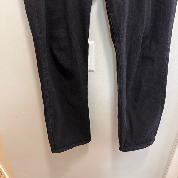 GAP Black 90s Straight High Rise Jeans Size 16 - Picture 8 of 8